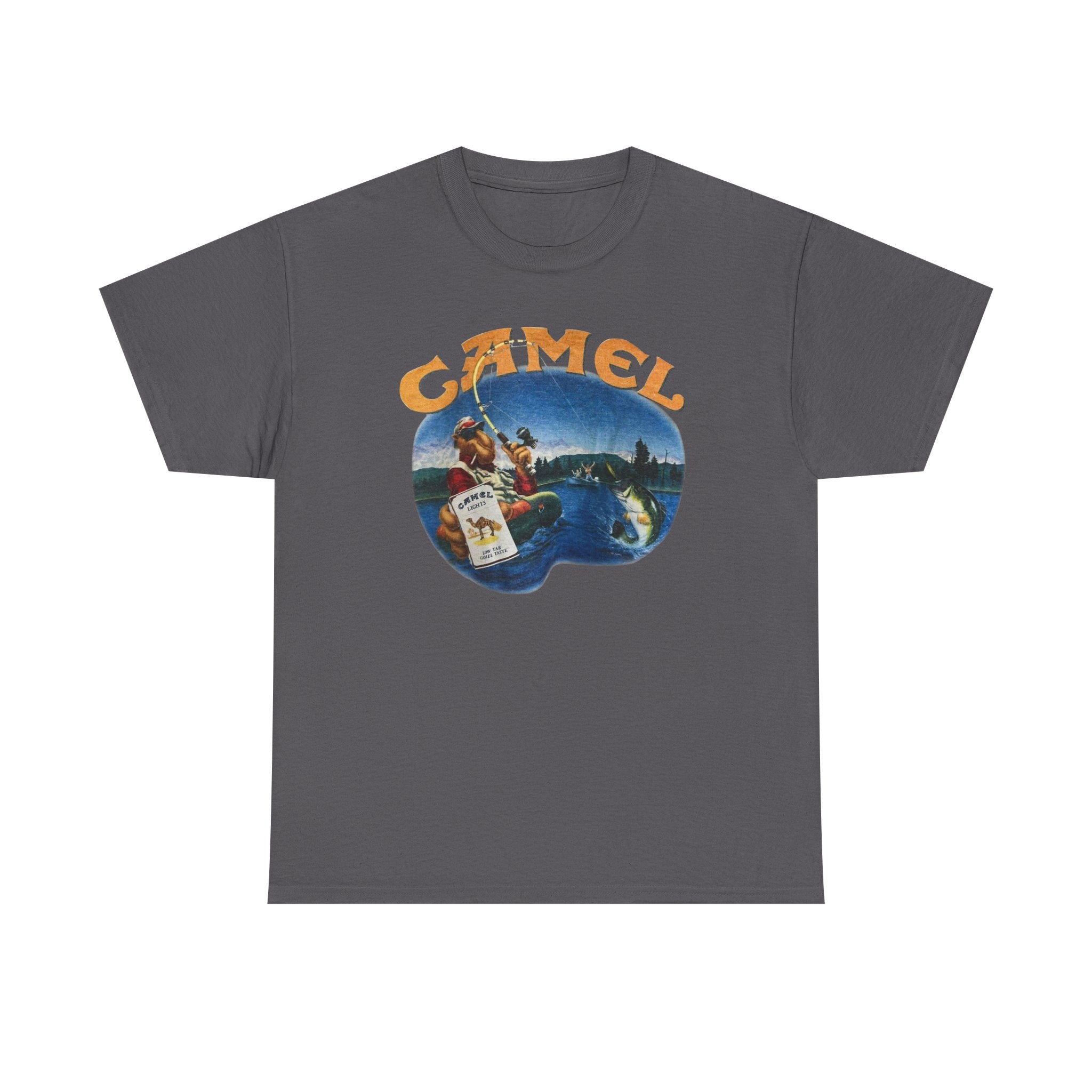 Vintage Camel Graphic Tee - Unisex Heavy Cotton T-Shirt