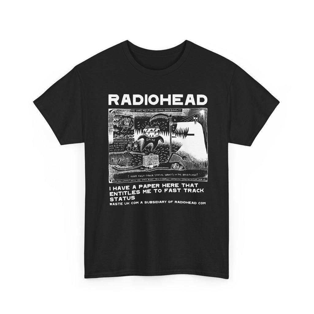 Radiohead PosterUnisex Heavy Cotton Tee