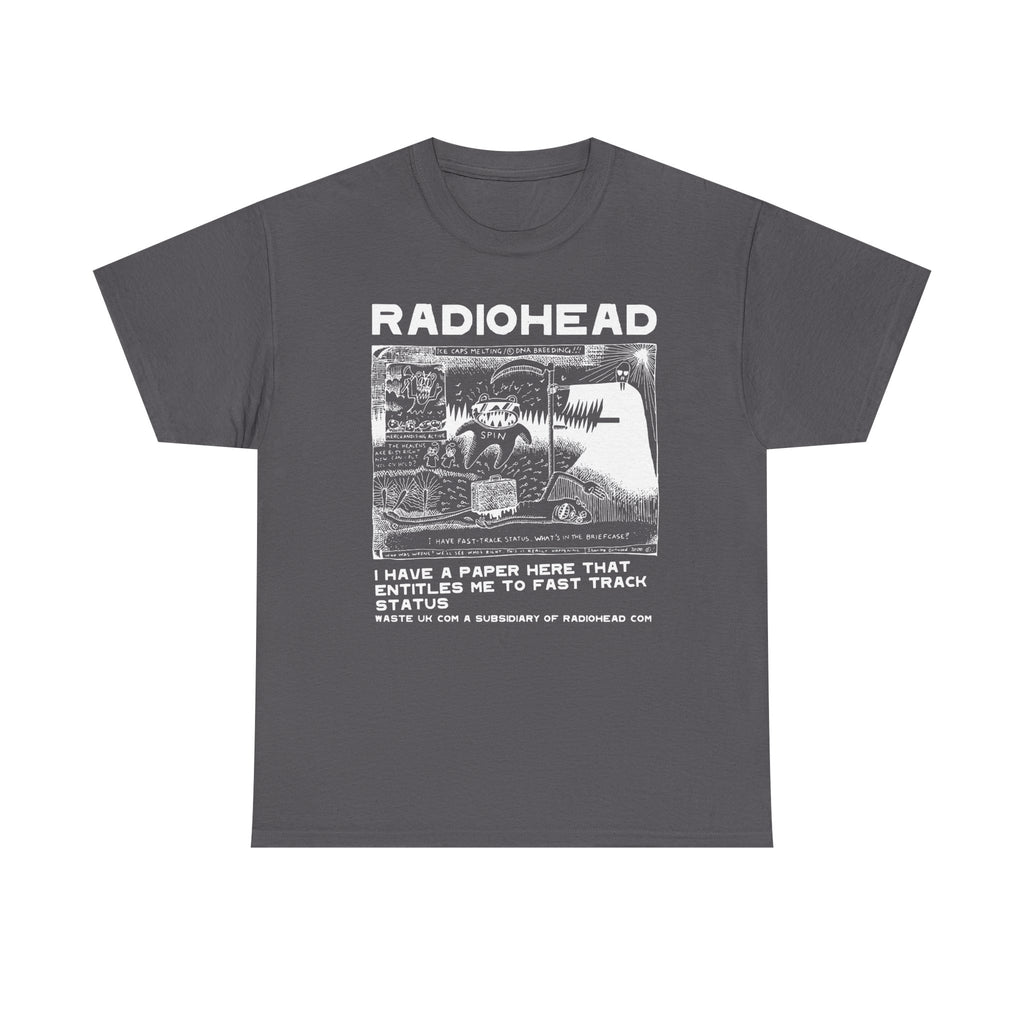 Radiohead PosterUnisex Heavy Cotton Tee