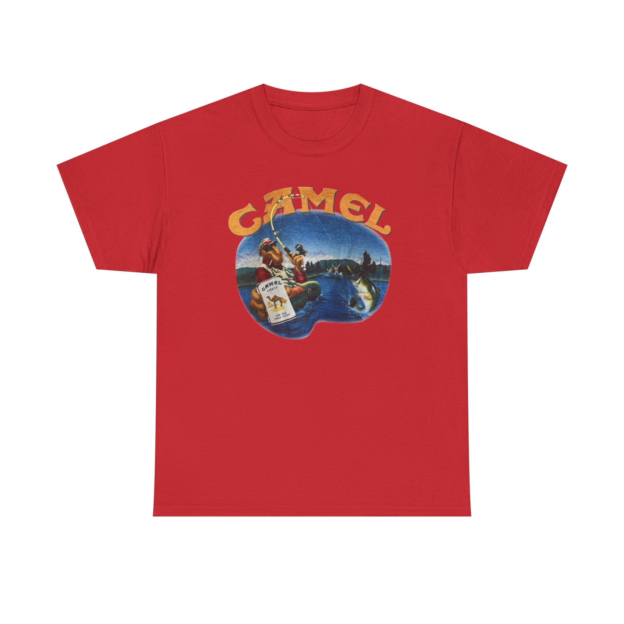 Vintage Camel Graphic Tee - Unisex Heavy Cotton T-Shirt