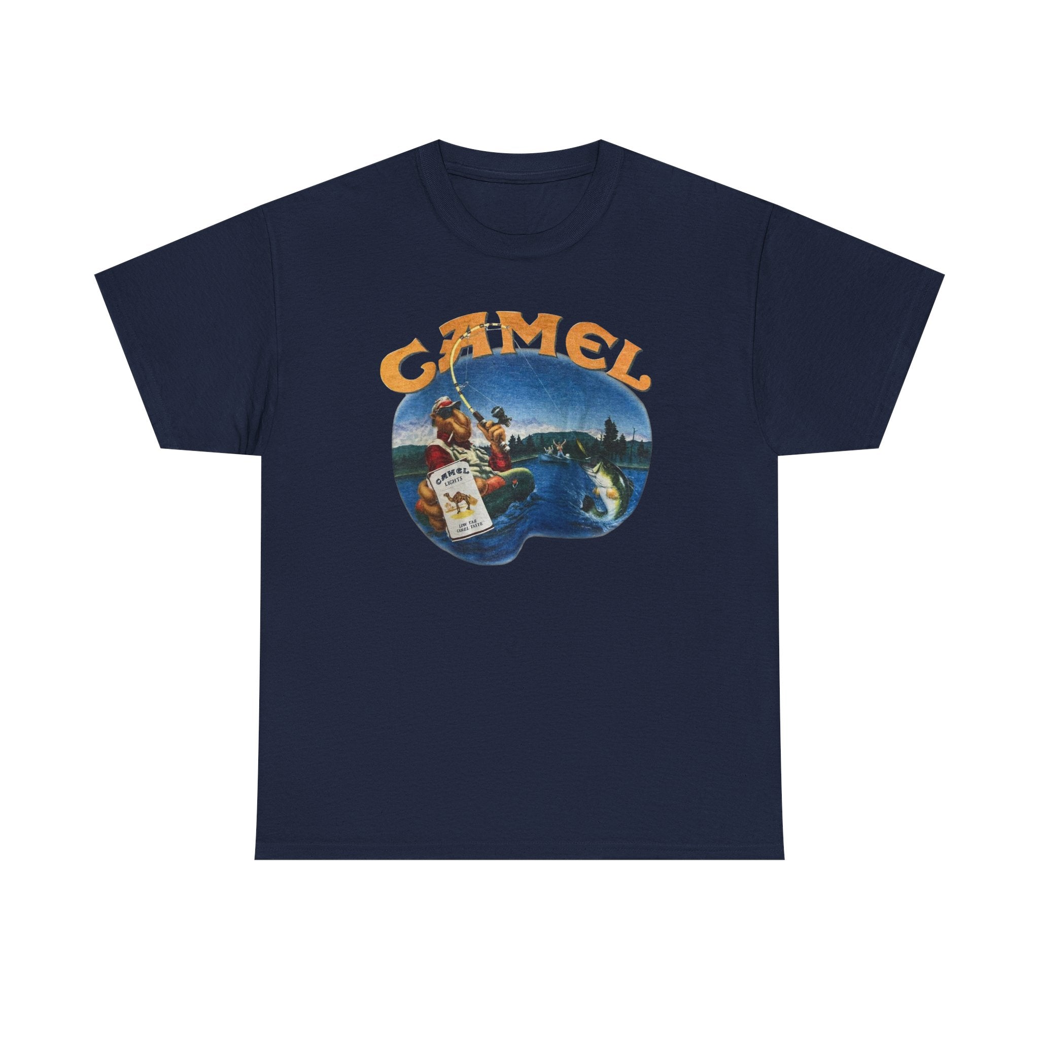 Vintage Camel Graphic Tee - Unisex Heavy Cotton T-Shirt