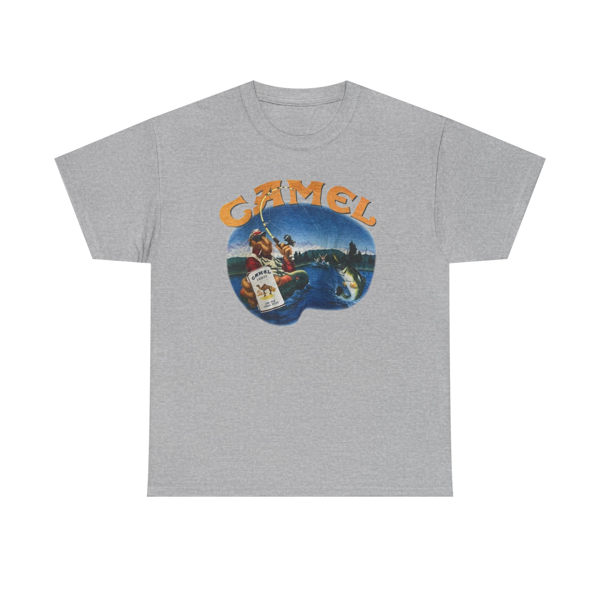 Vintage Camel Graphic Tee - Unisex Heavy Cotton T-Shirt