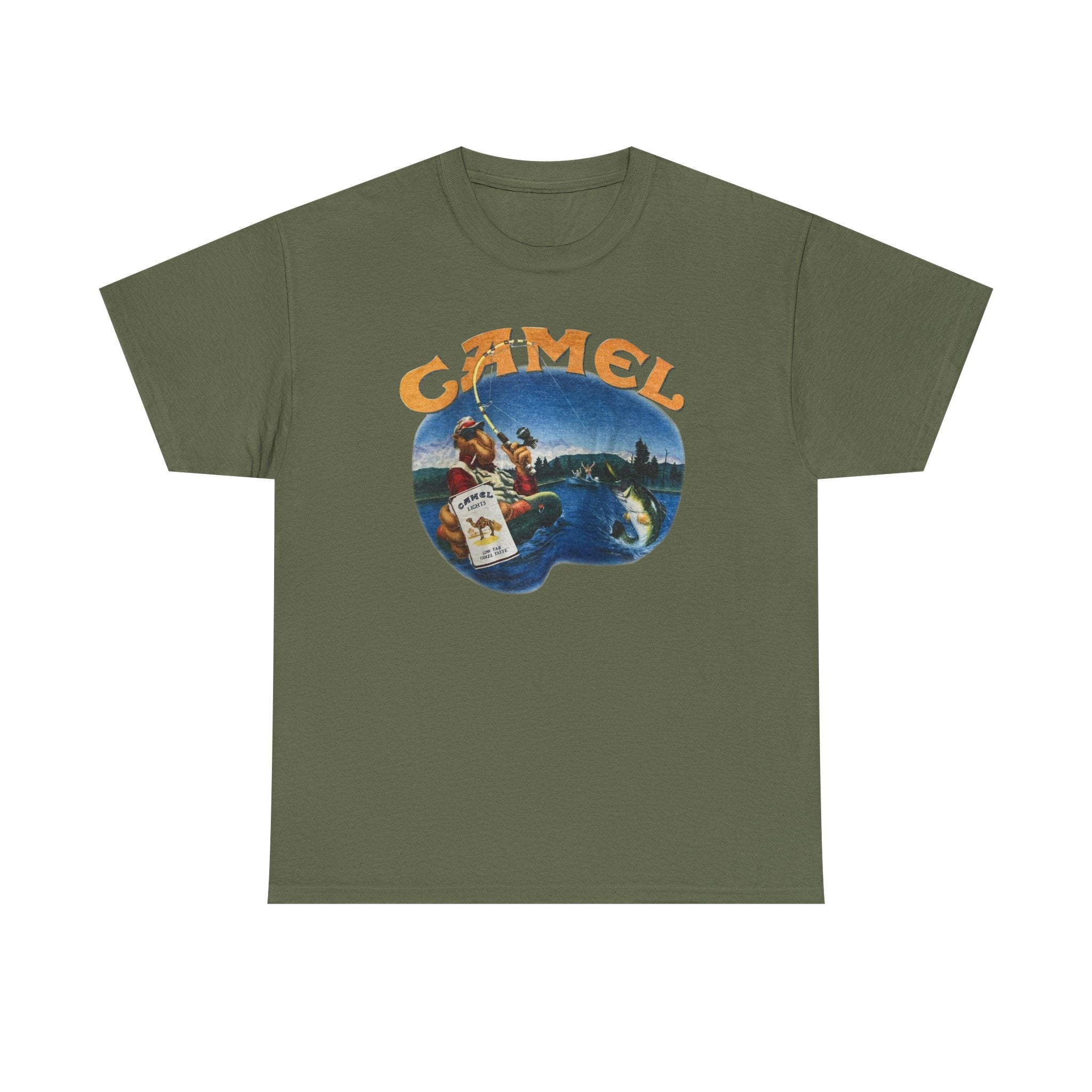 Vintage Camel Graphic Tee - Unisex Heavy Cotton T-Shirt