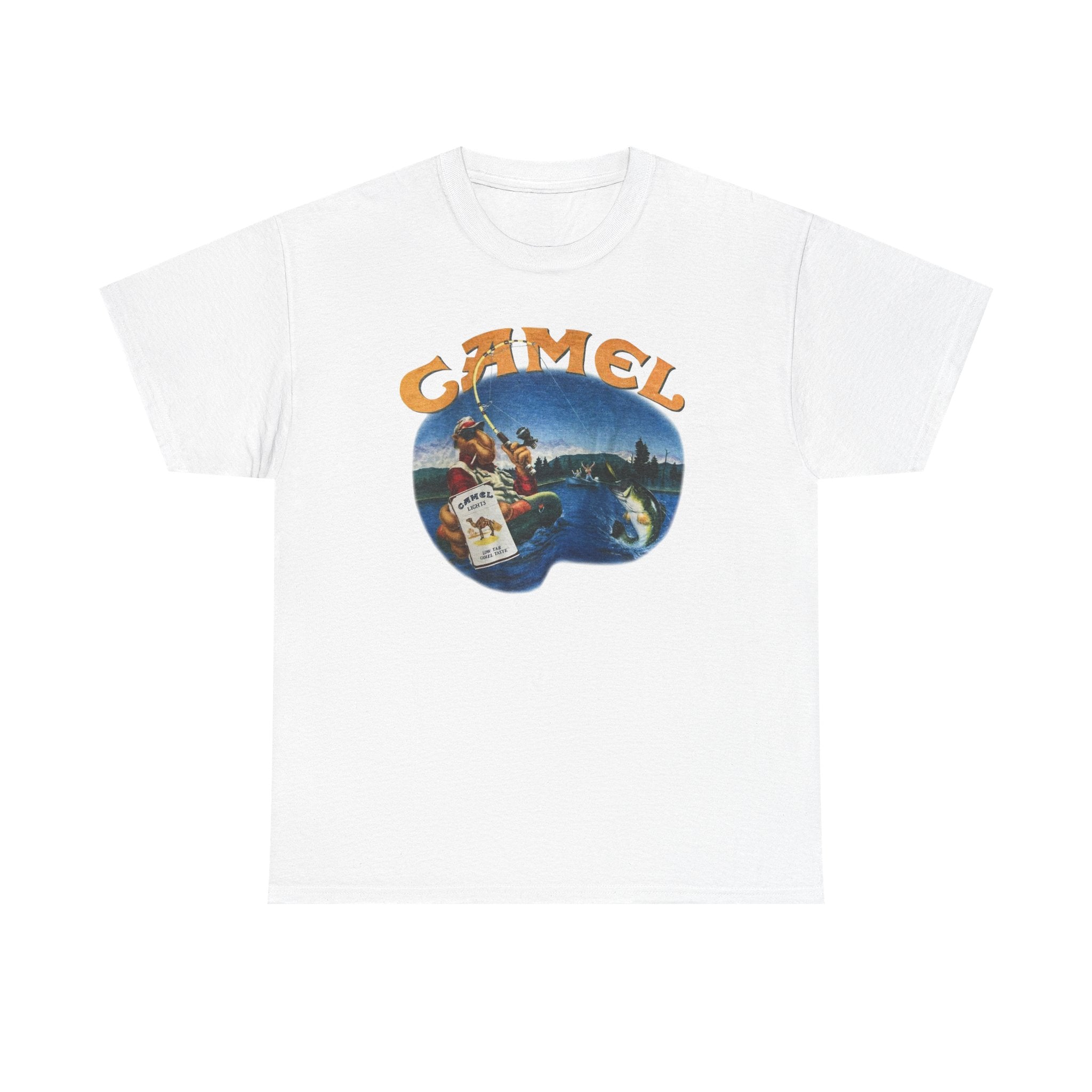 Vintage Camel Graphic Tee - Unisex Heavy Cotton T-Shirt