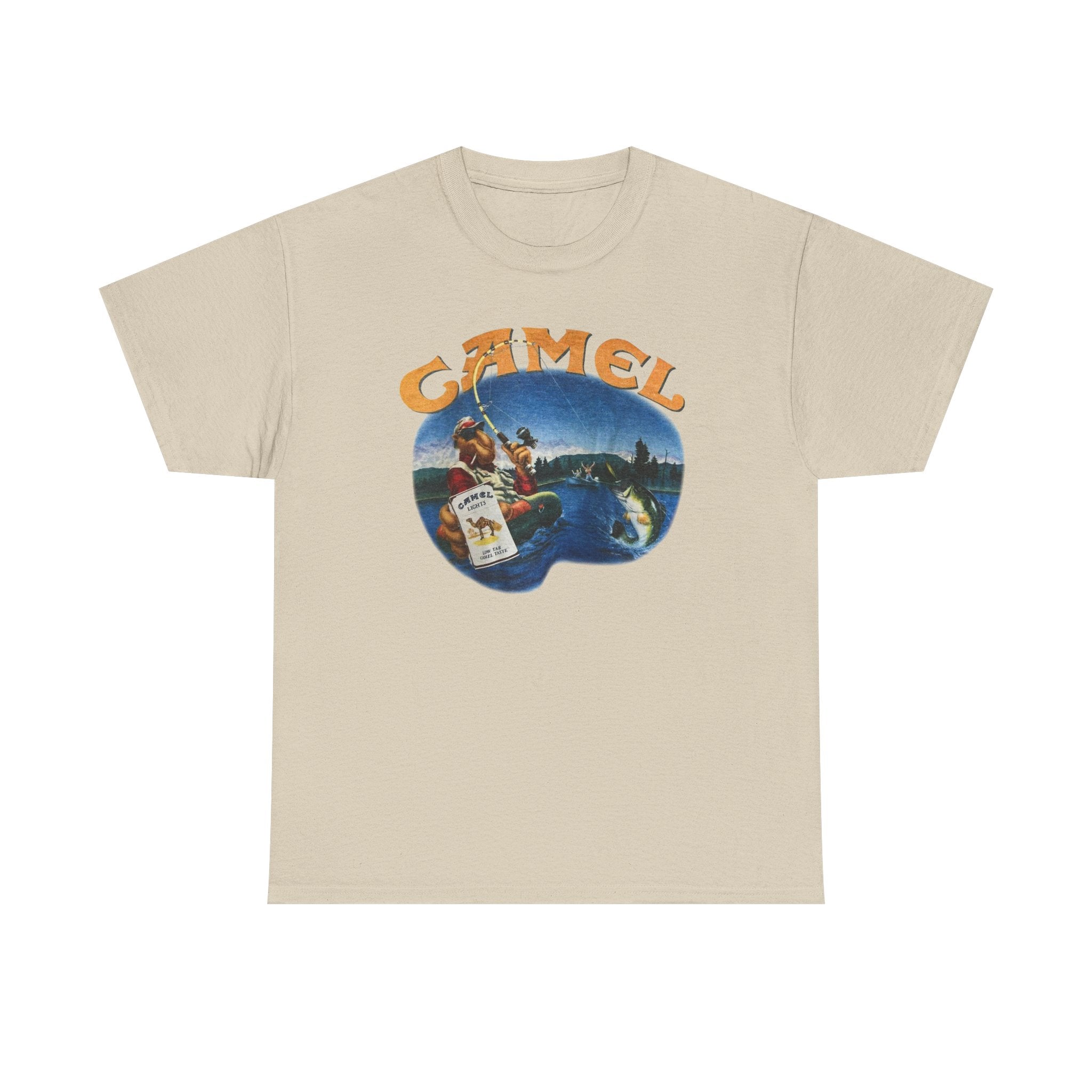 Vintage Camel Graphic Tee - Unisex Heavy Cotton T-Shirt