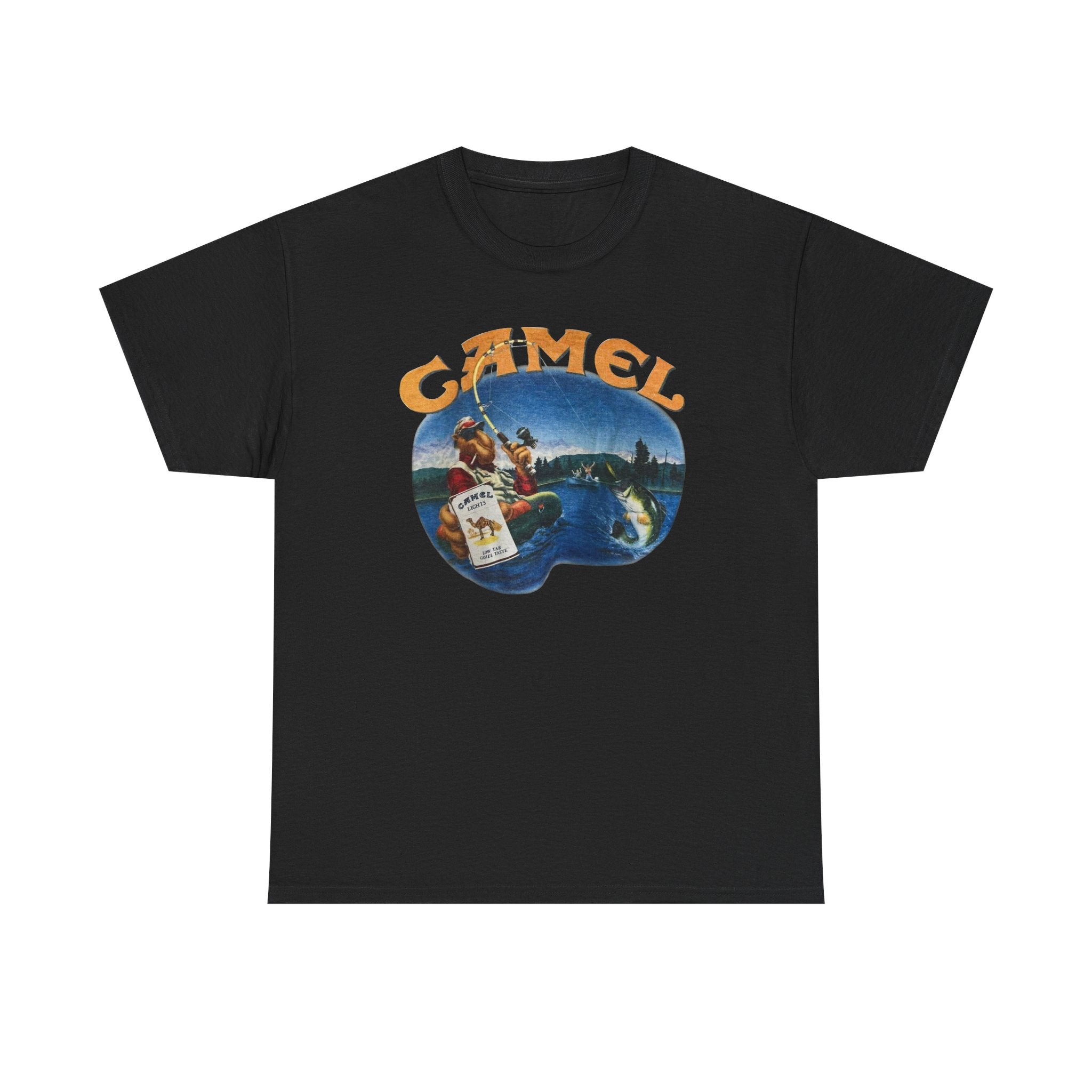 Vintage Camel Graphic Tee - Unisex Heavy Cotton T-Shirt