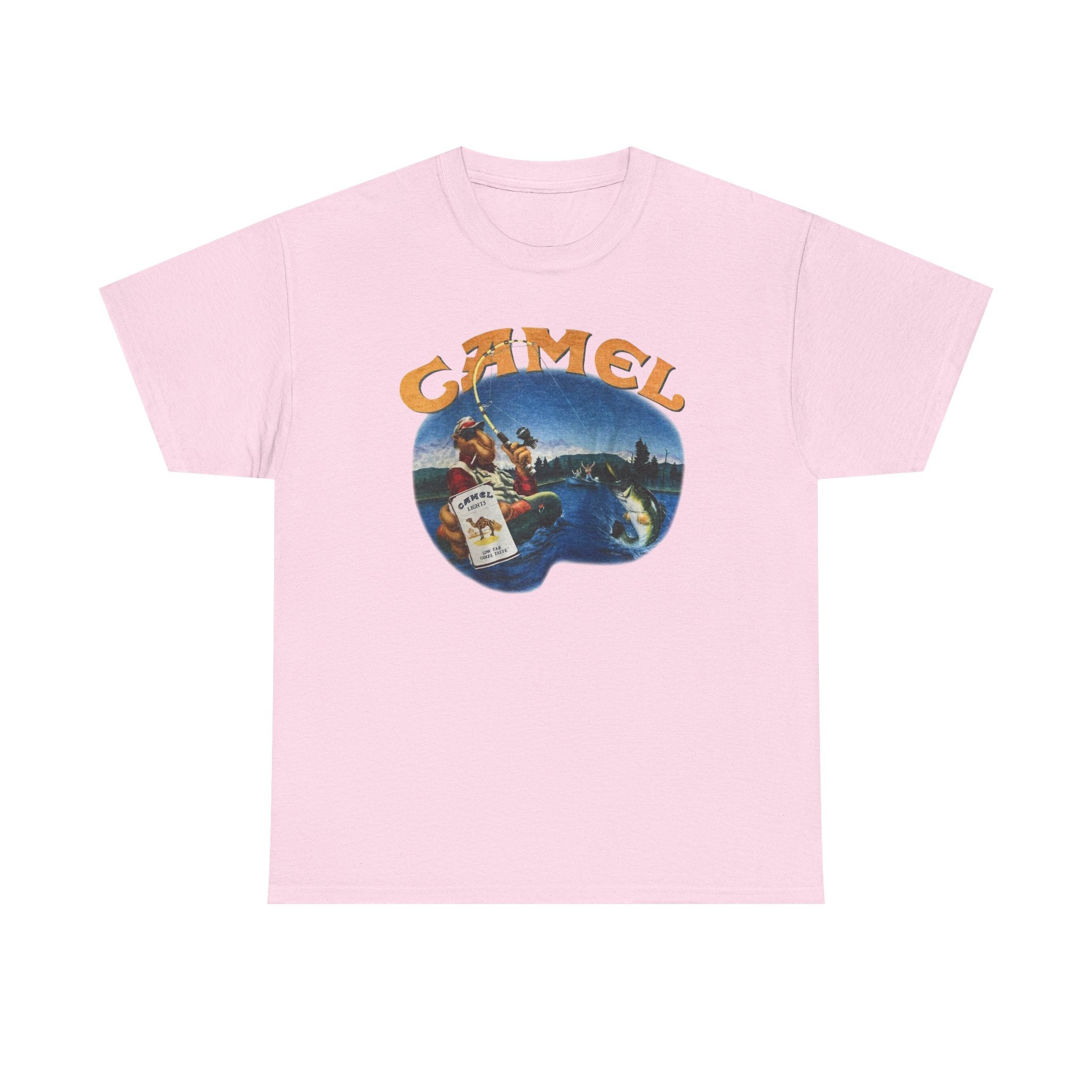 Vintage Camel Graphic Tee - Unisex Heavy Cotton T-Shirt