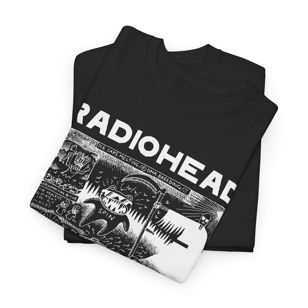 Radiohead PosterUnisex Heavy Cotton Tee