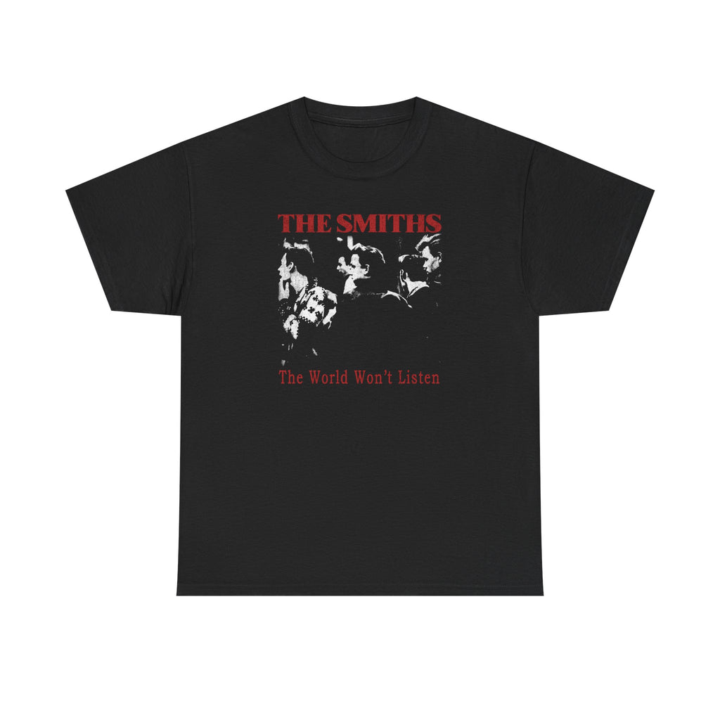 The Smiths The World Wont Listen Unisex Heavy Cotton Tee