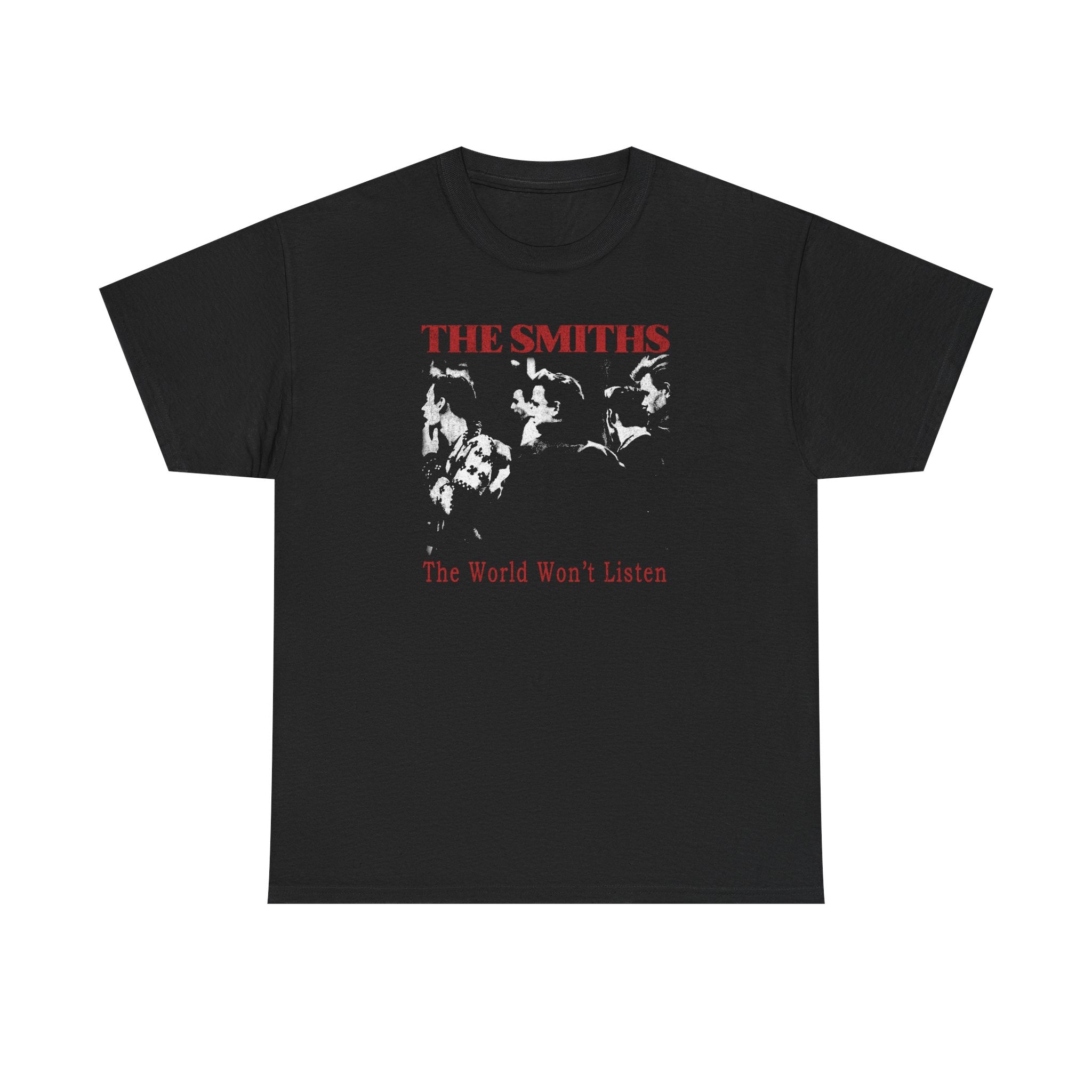 The Smiths The World Wont Listen Unisex Heavy Cotton Tee